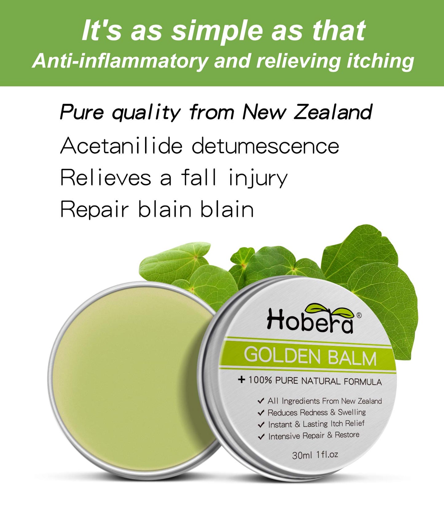 Hobera Gloden Balm 30g