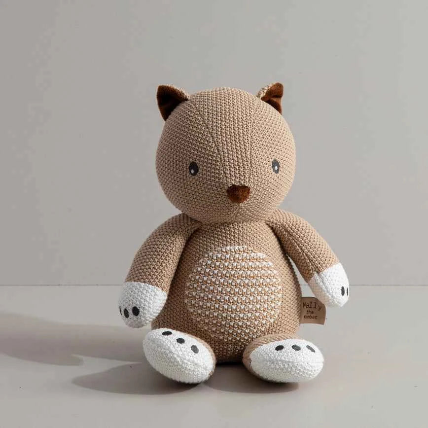 Knitted Toy - Wally the Wombat