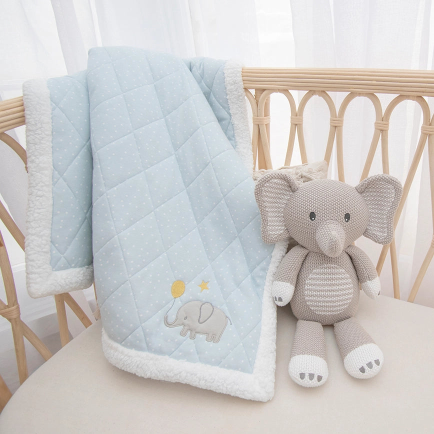 Knitted Toy - Mason the Elephant