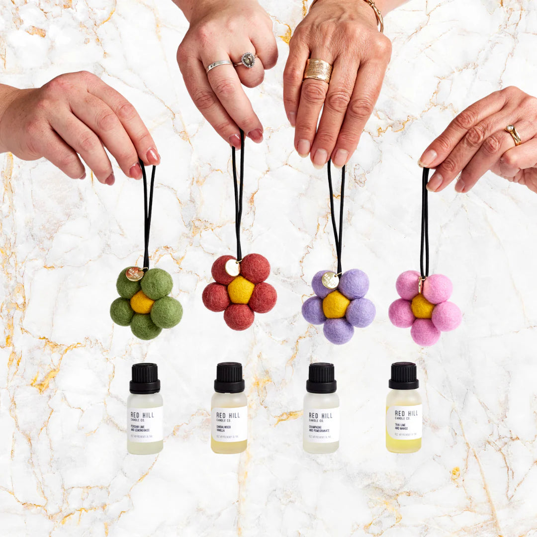 Red Hill Candle Co. Felt Flower Air Freshener (Australian Bush)