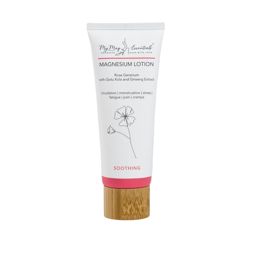 My Mag Essentials Magnesium Body Lotion - Rose Geranium with Gotu Kola + Ginseng Extract 100ml