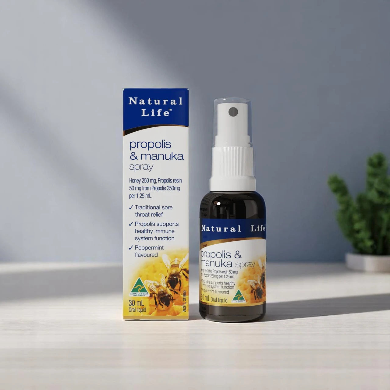 Natural Life Propolis & Manuka Honey Throat Spray 30ml