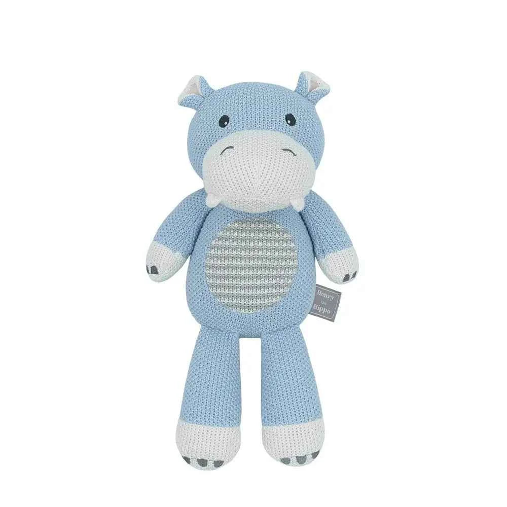 Knitted Toy - Henry the Hippo