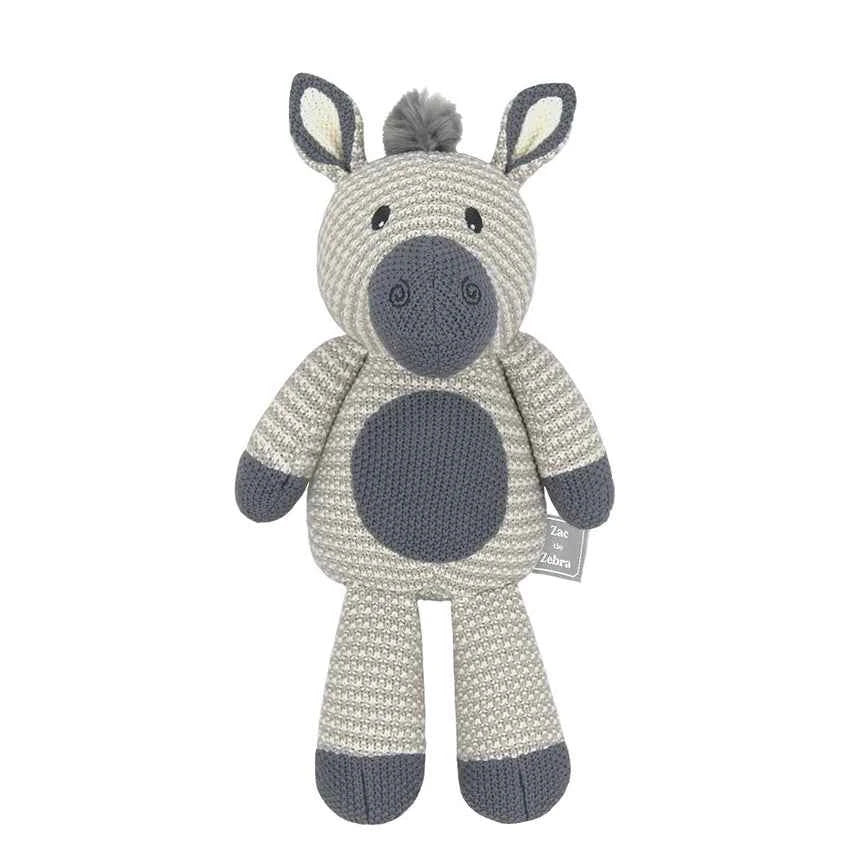 Knitted Toy - Zac the Zebra