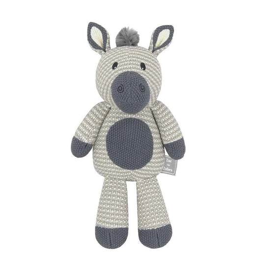 Knitted Toy - Zac the Zebra