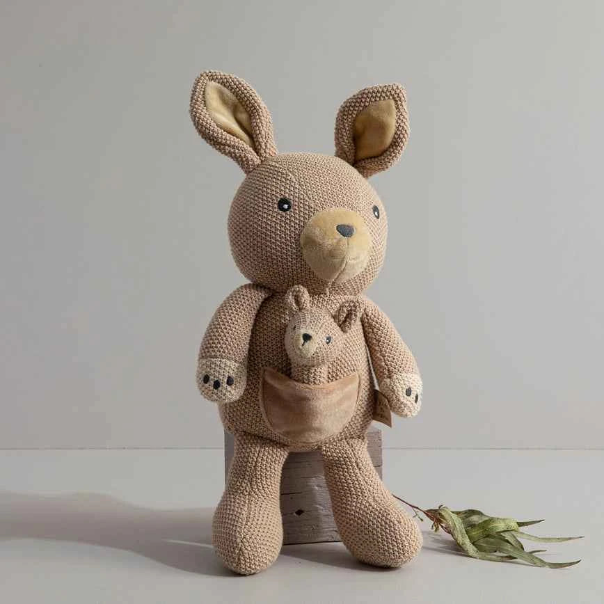 Knitted Toy - Kylie the Kangaroo