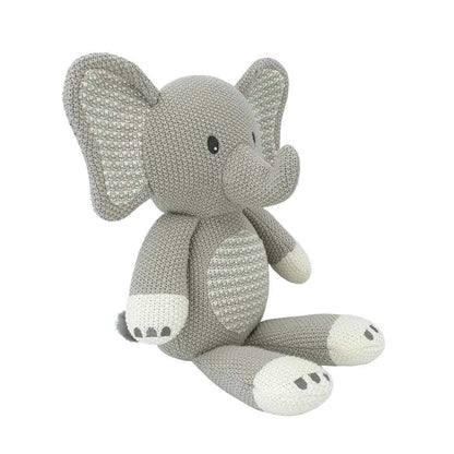 Knitted Toy - Mason the Elephant