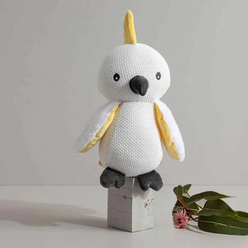 Knitted Toy - Colin the Cockatoo