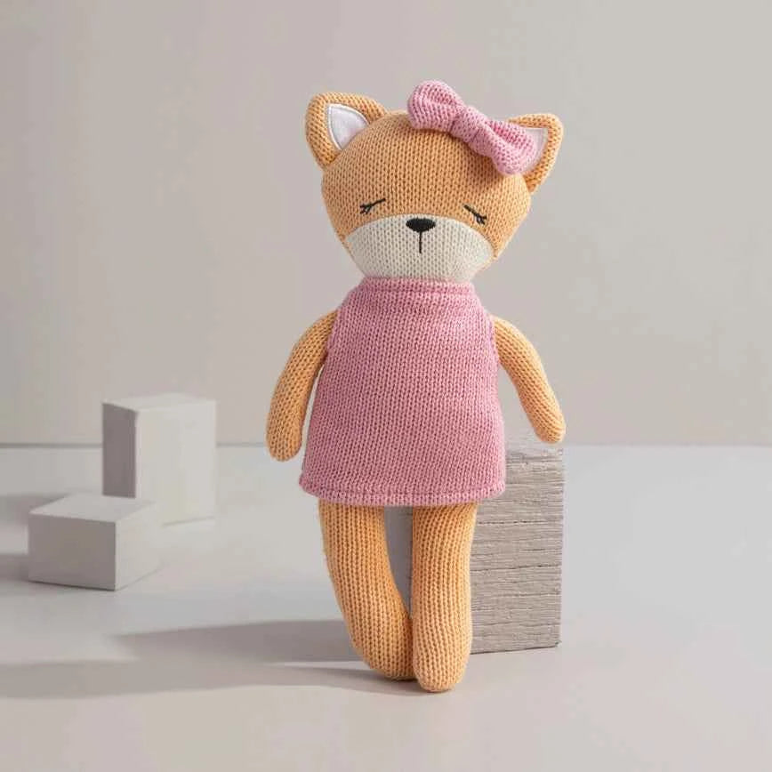 Knitted Toy- Frankie the Fox