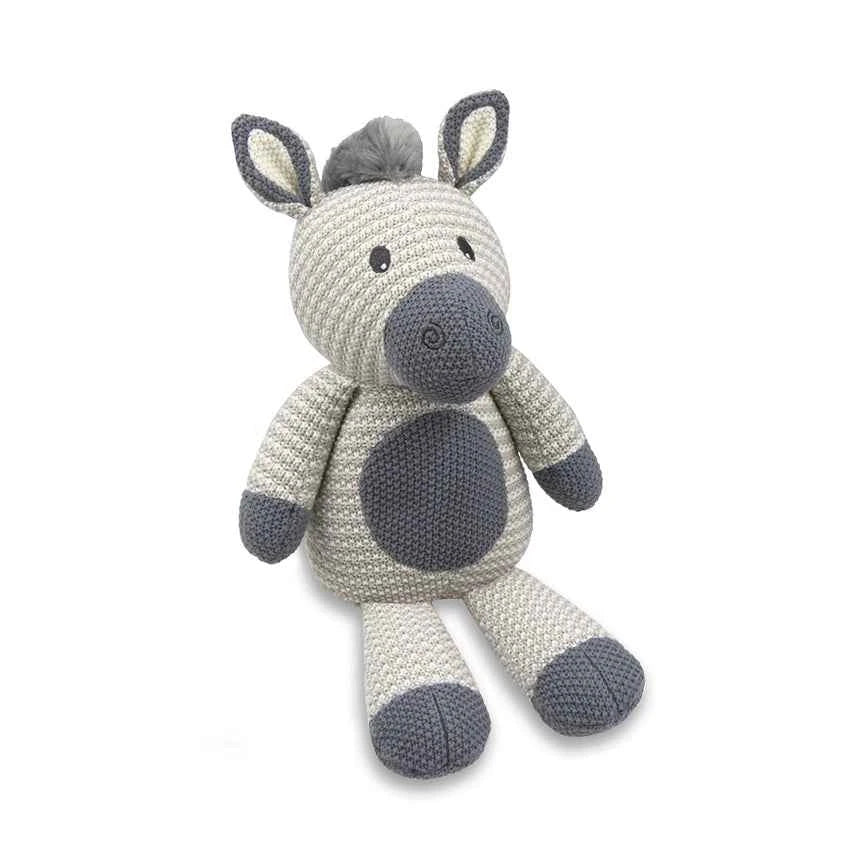 Knitted Toy - Zac the Zebra