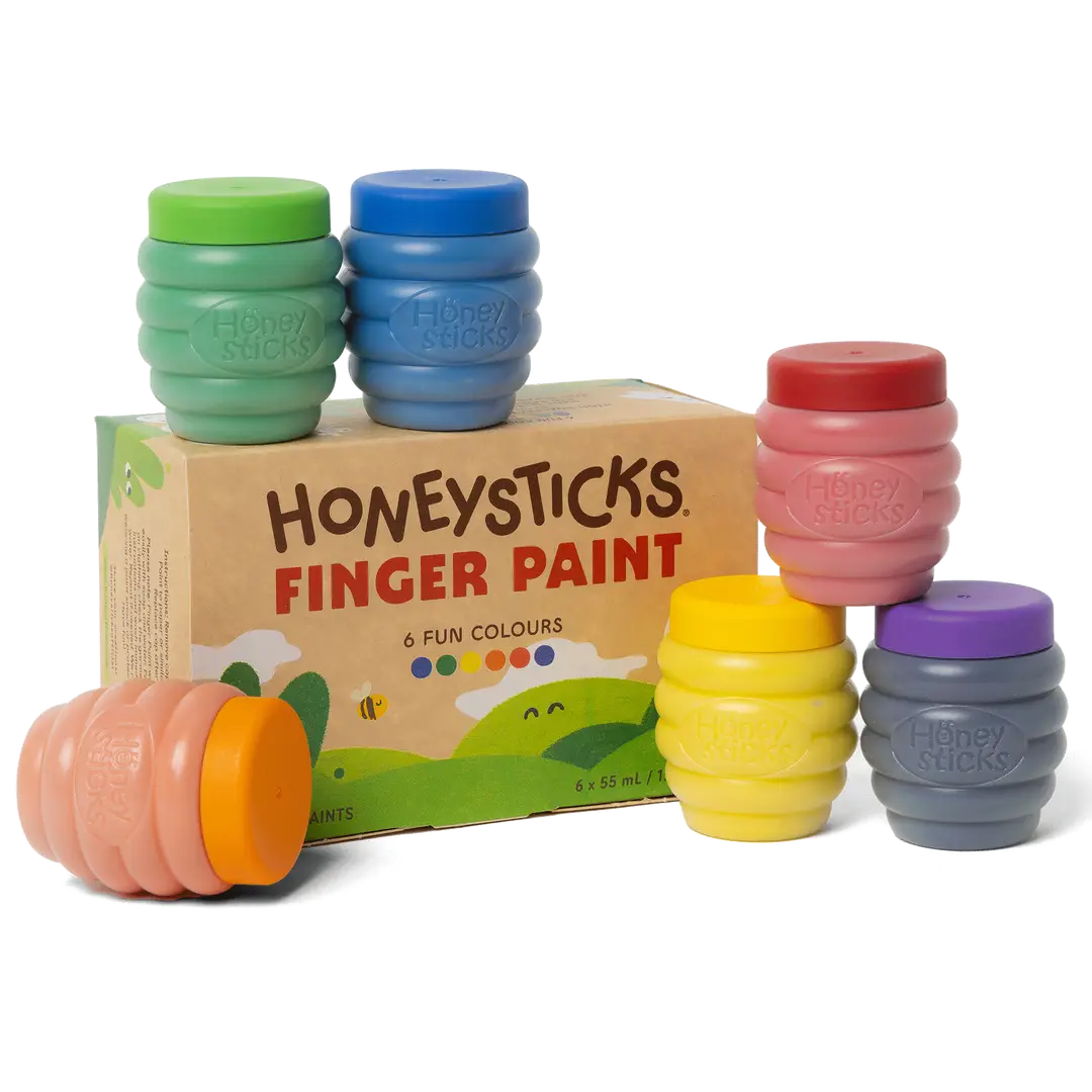 Honeysticks Finger Paints 6pk 55ml