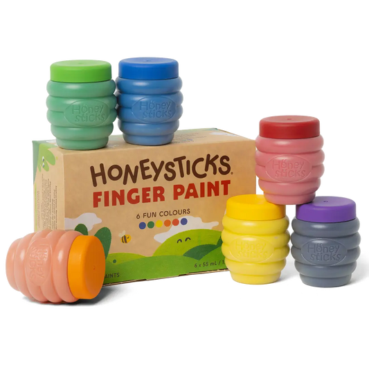 Honeysticks Finger Paints 6pk 55ml