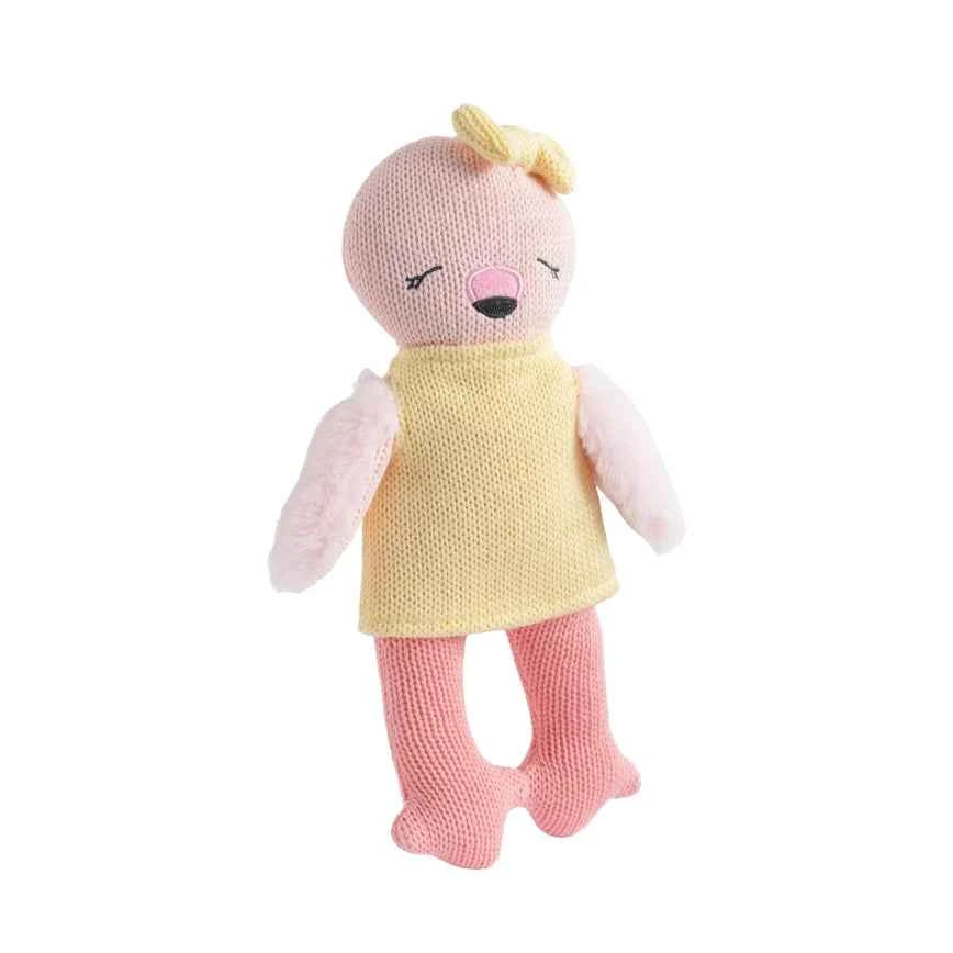 Knitted Toy- Freya the Flamingo