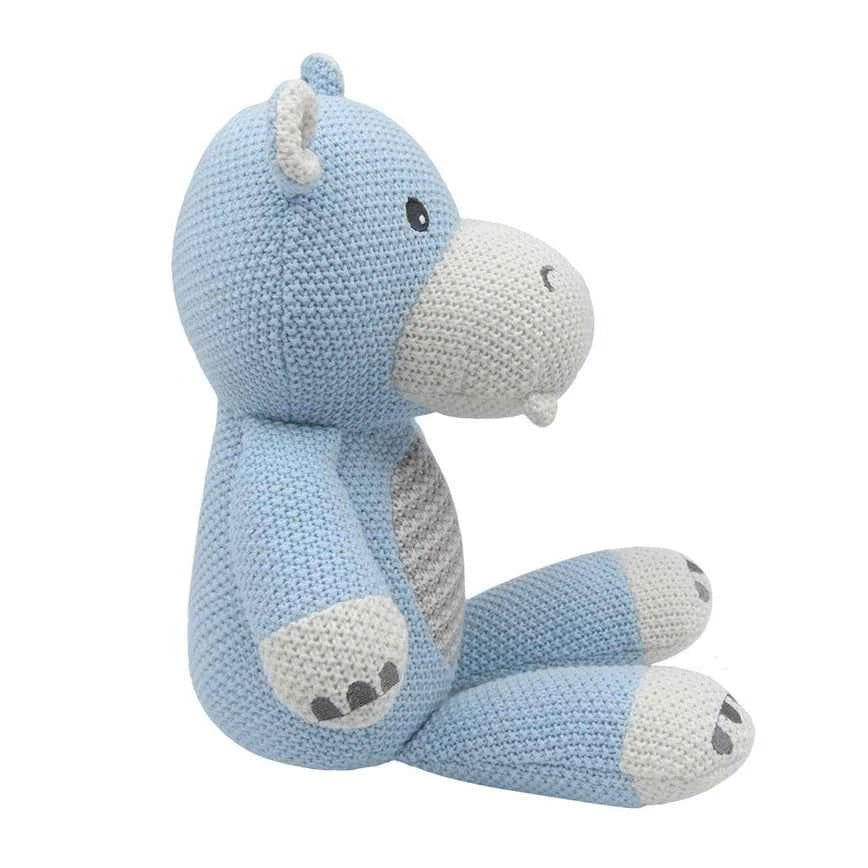 Knitted Toy - Henry the Hippo