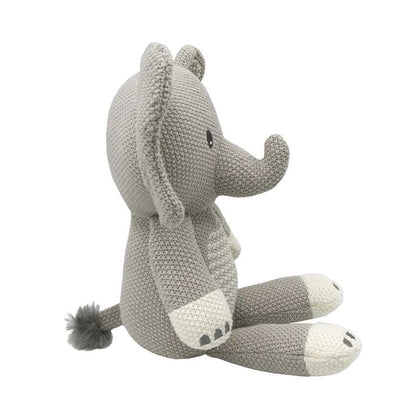 Knitted Toy - Mason the Elephant