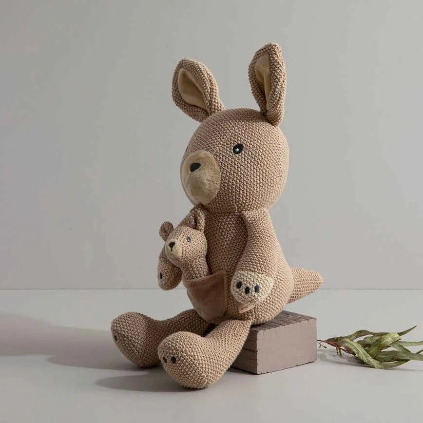 Knitted Toy - Kylie the Kangaroo