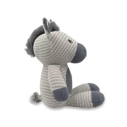 Knitted Toy - Zac the Zebra