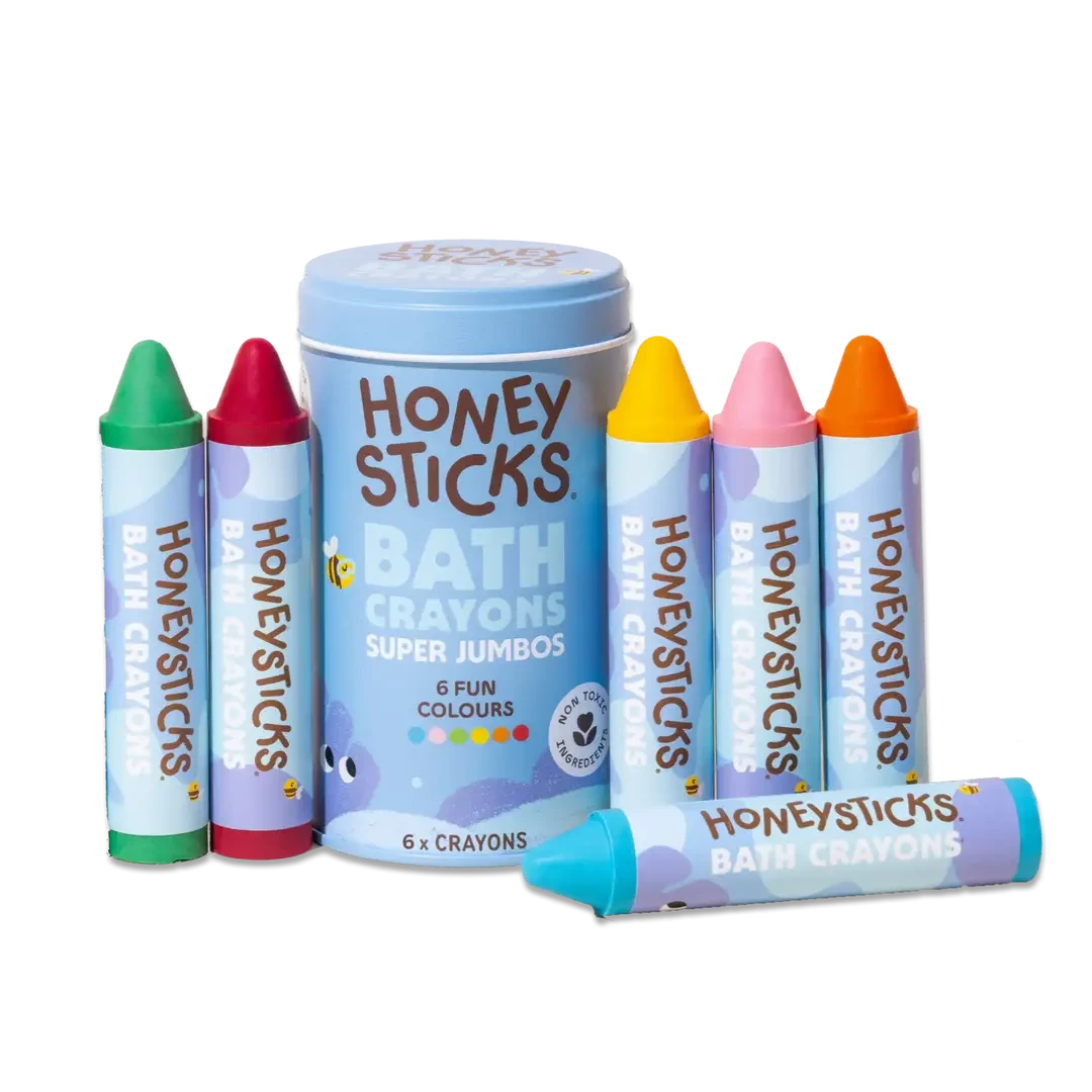 Honeysticks Bath Crayons Super Jumbos 6pk