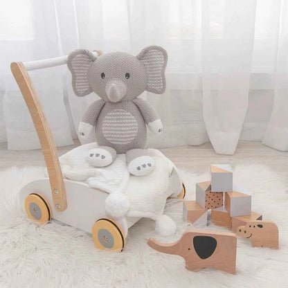 Knitted Toy - Mason the Elephant