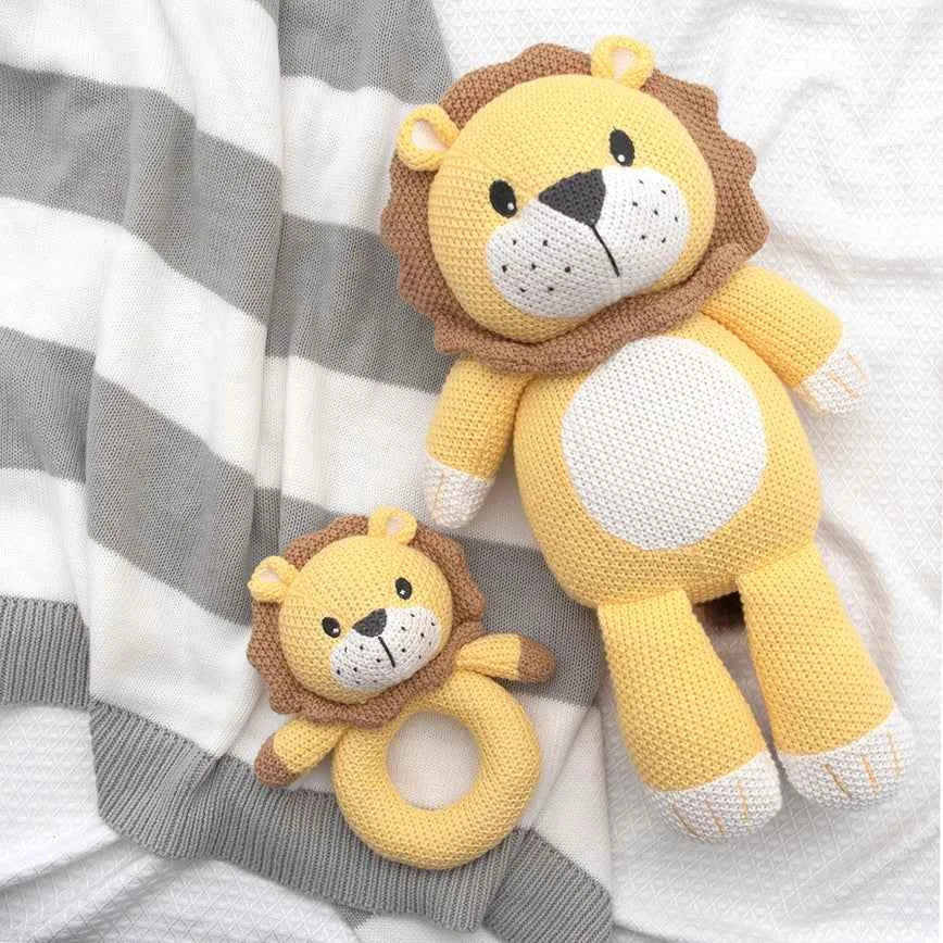 Knitted Toy - Leo the Lion