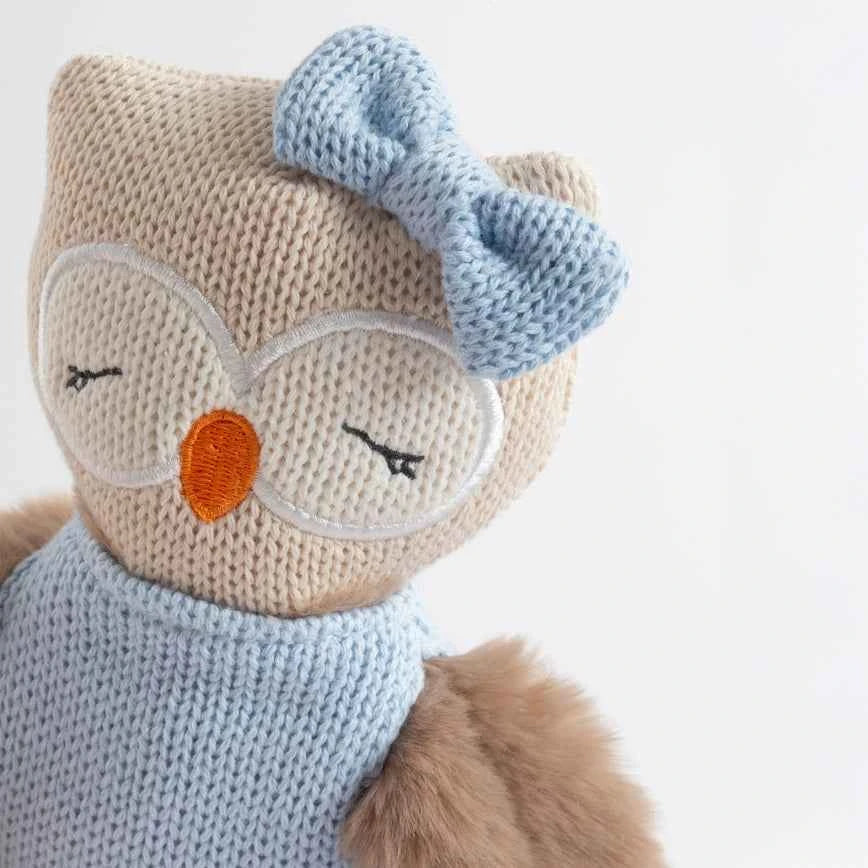 Knitted Toy- Ollie the Owl