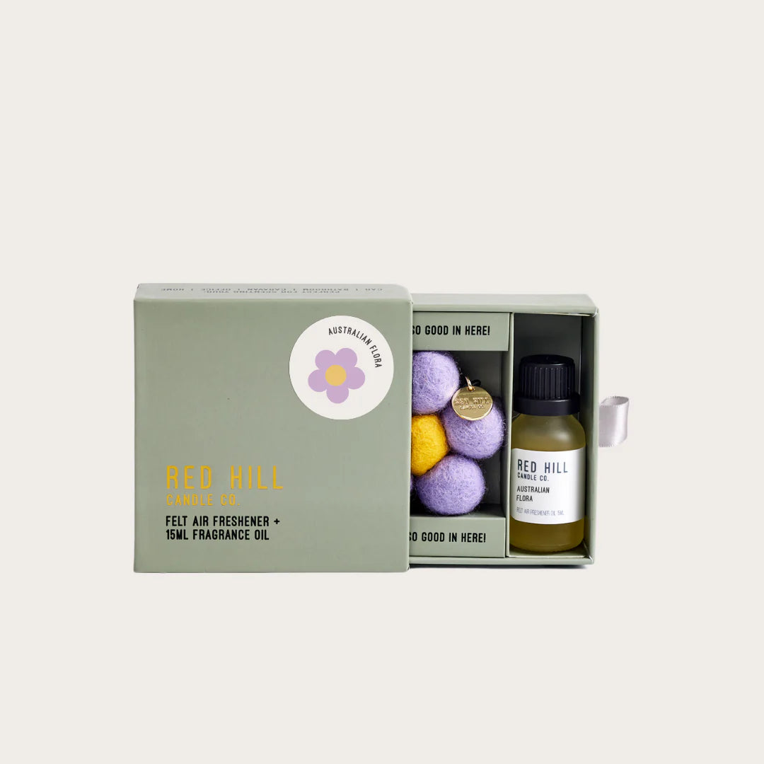 Red Hill Candle Co. Felt Flower Air Freshener（Australian Flora）