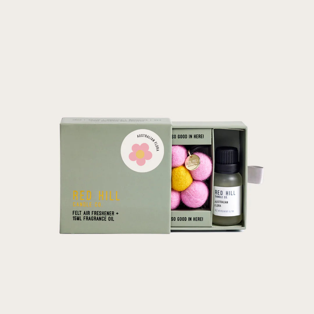 Red Hill Candle Co. Felt Flower Air Freshener（Australian Flora）