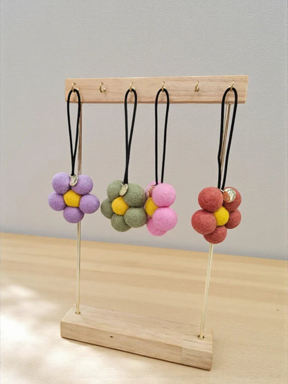 Red Hill Candle Co. Felt Flower Air Freshener（Sandalwood & Vanilla）