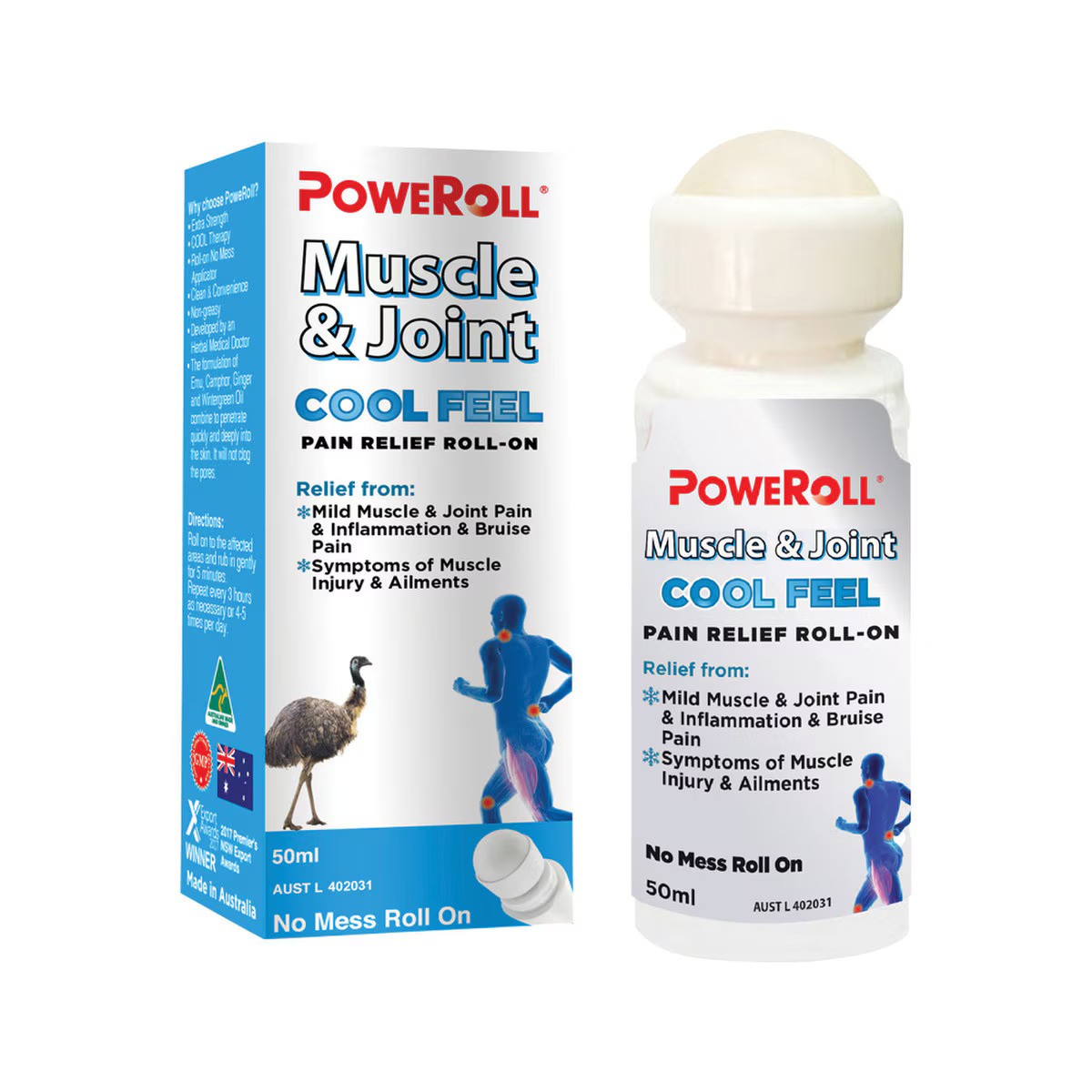 PoweRoll Muscle & Joint COOL FEEL ROLL-ON 50ml