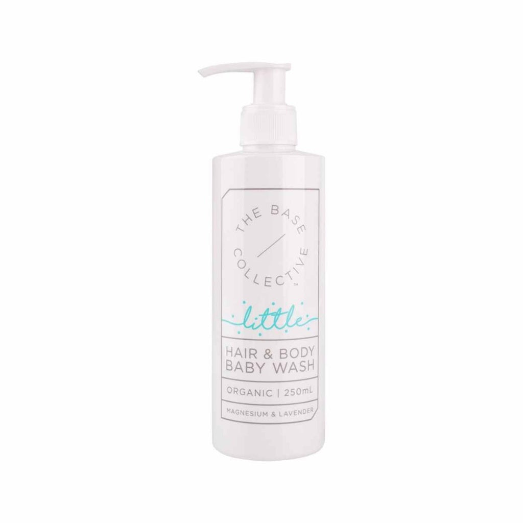 The Base Collective Little by TBC Magnesium & Lavender Hair + Body Wash 250ml - Organic Baby Wash